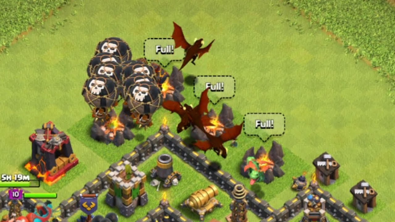 only using flying troops in coc... | clash of clans ep. 49 - YouTube