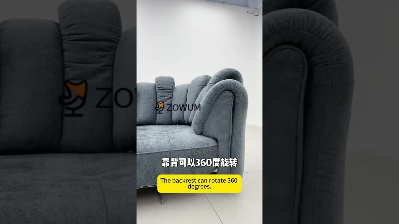 Multi-Functional Sofa Bed |360° Rotating Backrest Design |Zowum Sofa Bed for Versatile Living Spaces