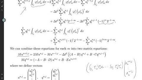 1D Wave LDG Method Implementation Part 2