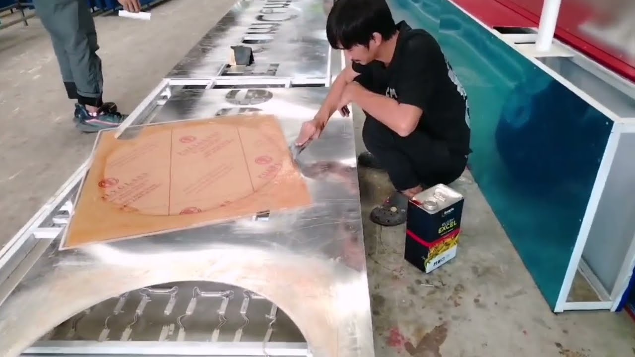 SIGNAGE THREE ECOM FABRICATION #signage