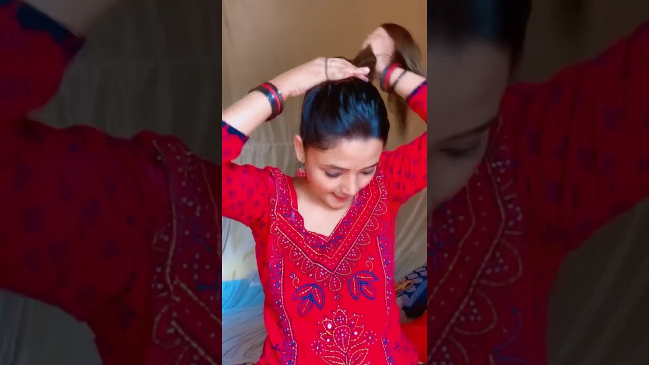 Easy Bubble bun/messy bun ?~tutorial
