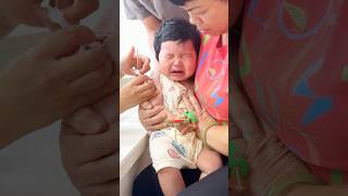 Baby Goes For Vaccination