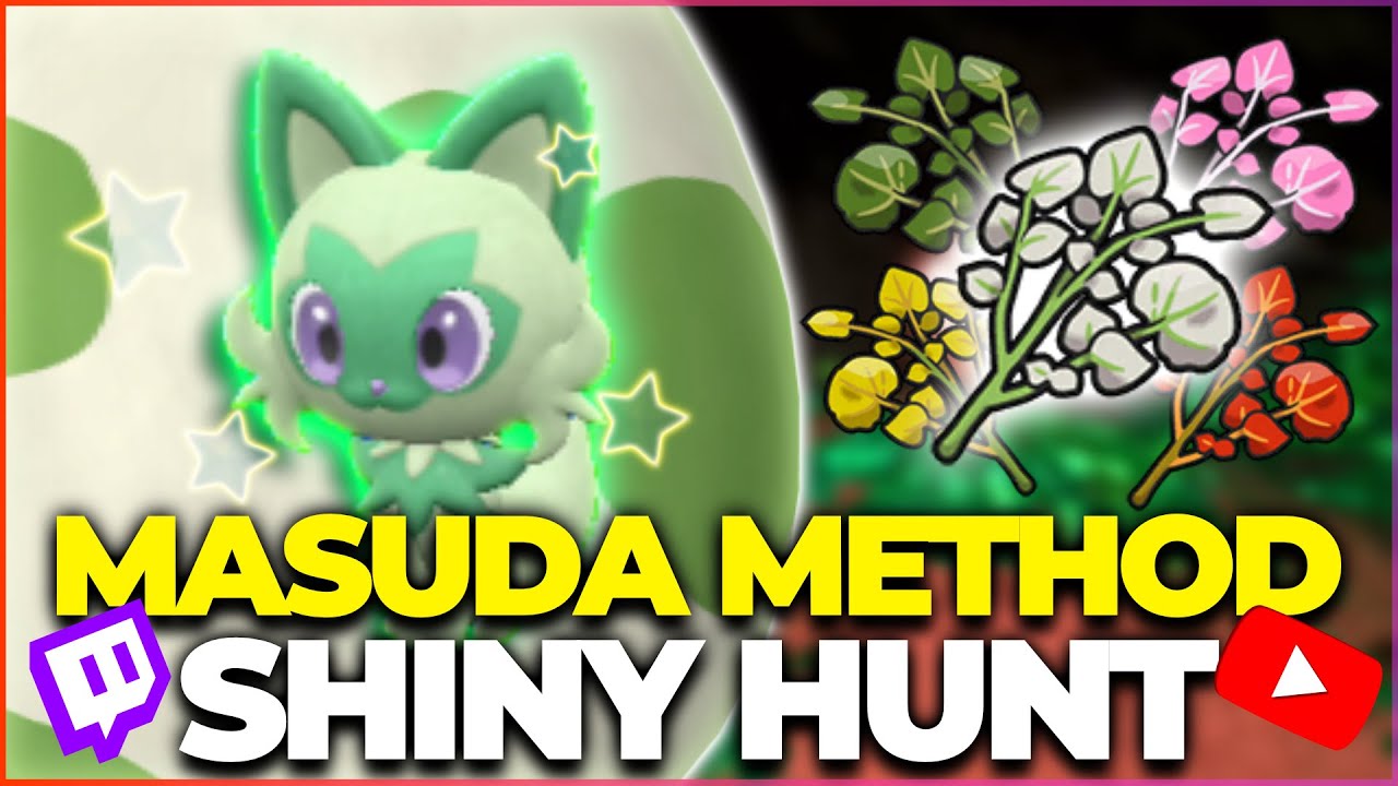 SHINY SPRIGATITO & HERBA MYSTICA FARMING! - Pokémon Scarlet/Violet - 🔴