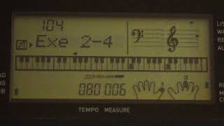 Information Casio Demo Songs - 104 EXERCISE 2-4 Update