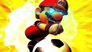 Mario übertreibt Fußball.