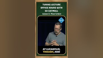 2019 Turing Award Recipient Ed Catmull and Pixar