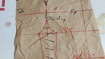 How to draft shoulder Princess dart, easy free hand video