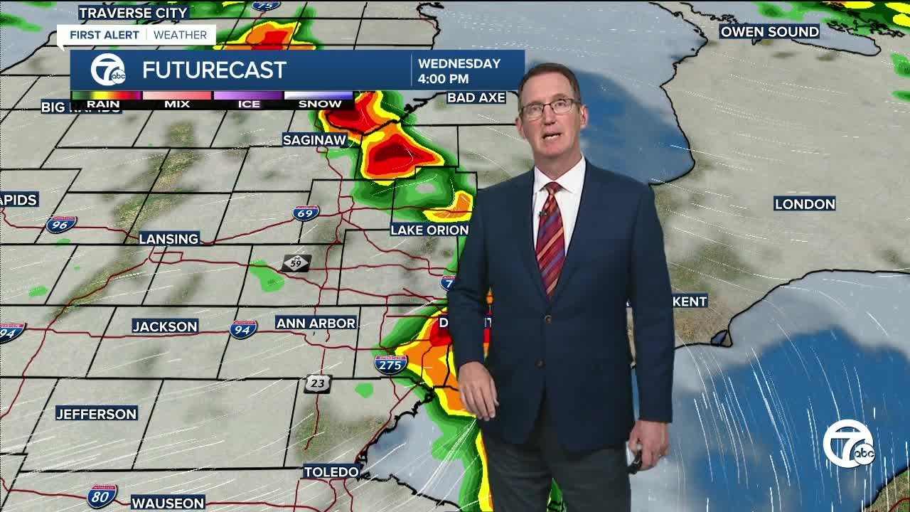 Wednesday afternoon storms could be severe - YouTube