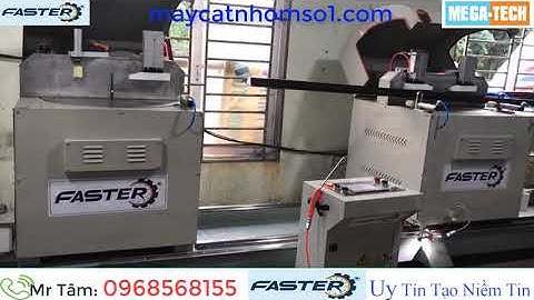 Lắp Đặt Máy Cắt Nhôm 2 Đầu CNC