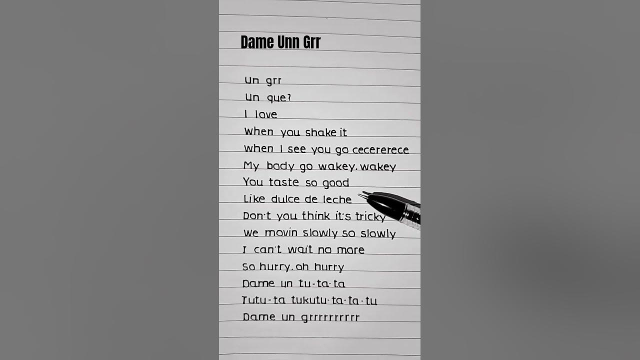 Fantomel x KateLinn - Dame Un Grr (Lyrics)