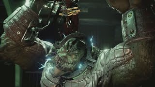 Batman Return to Arkham Asylum Killer Croc Boss Fight Remastered (Batman Arkham Asylum Remastered)