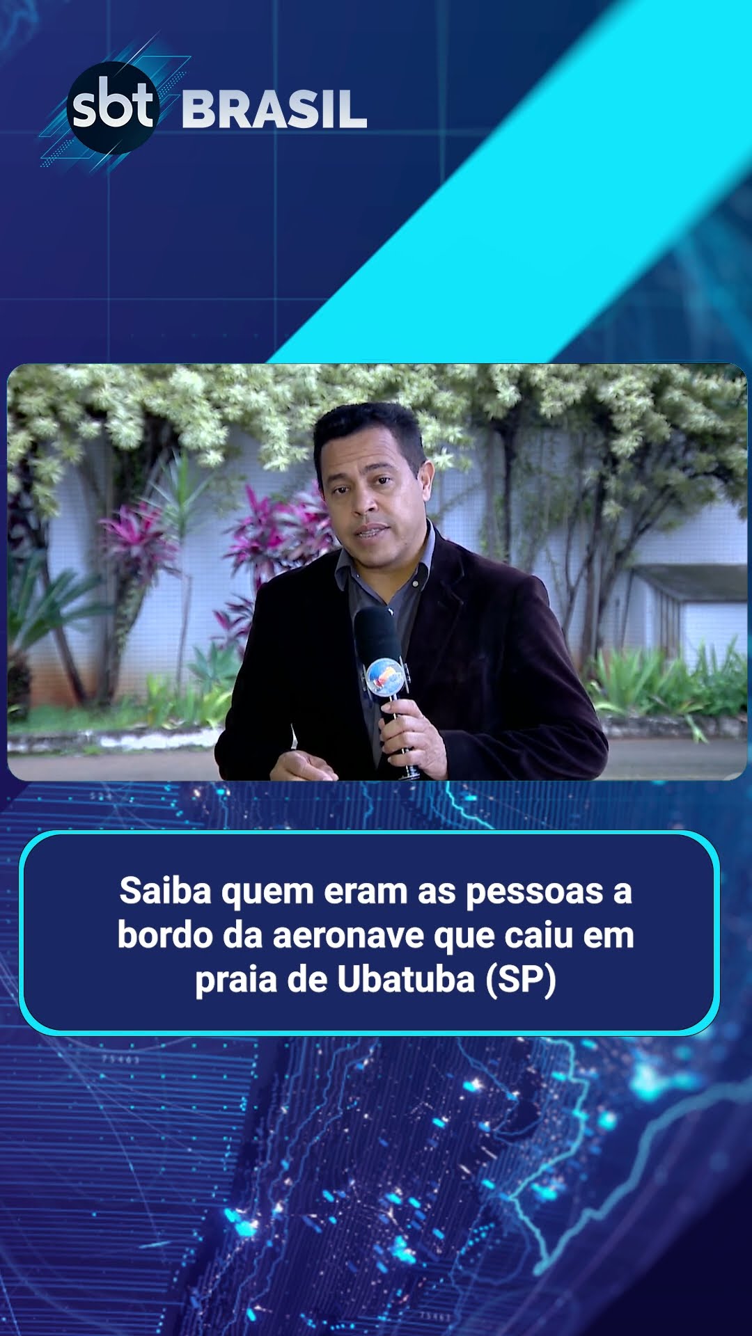 Saiba quem são os ocupantes de avião que explodiu em Ubatuba (SP) | SBT Brasil (09/01/25)