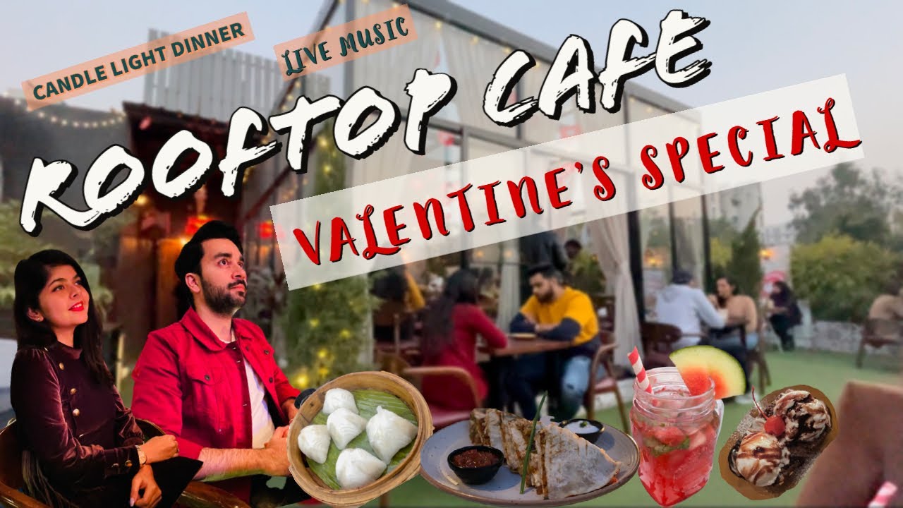 Must visit romantic rooftop cafe in Delhi | Couple friendly | Live