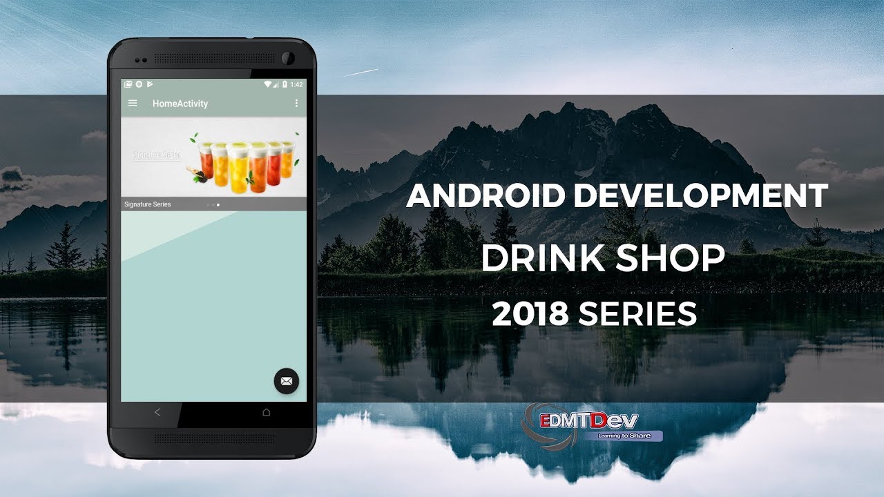 Android Development Tutorial – Drink Shop App part 4 Fetch Banner image from Server