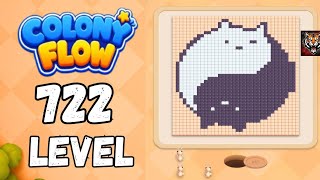 Colony flow Level 722 Walkthrough Solution