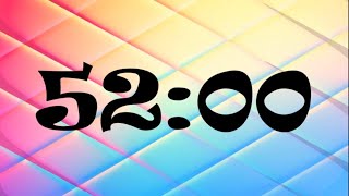 52 Minute Timer | 3120 Second Timer | 52 Minute Countdown with Music