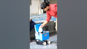 FOOD DELIVERY ROBOT Project #science  #experiment #trending #technology #shorts