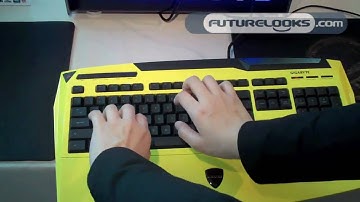 COMPUTEX 2010 - GIGABYTE Unveils New Aivia K8100 Gaming Keyboards