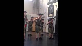 Lauren's tap rehearsal