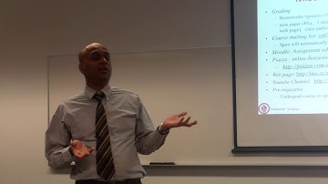 Lecture 01 Video: Introduction (01/22/18)