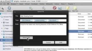 DEVONthink 2.5 Syncs via Dropbox, WebDAV, and More