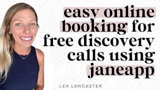 The Best Online Booking Setup for Free Consult Calls in JaneApp