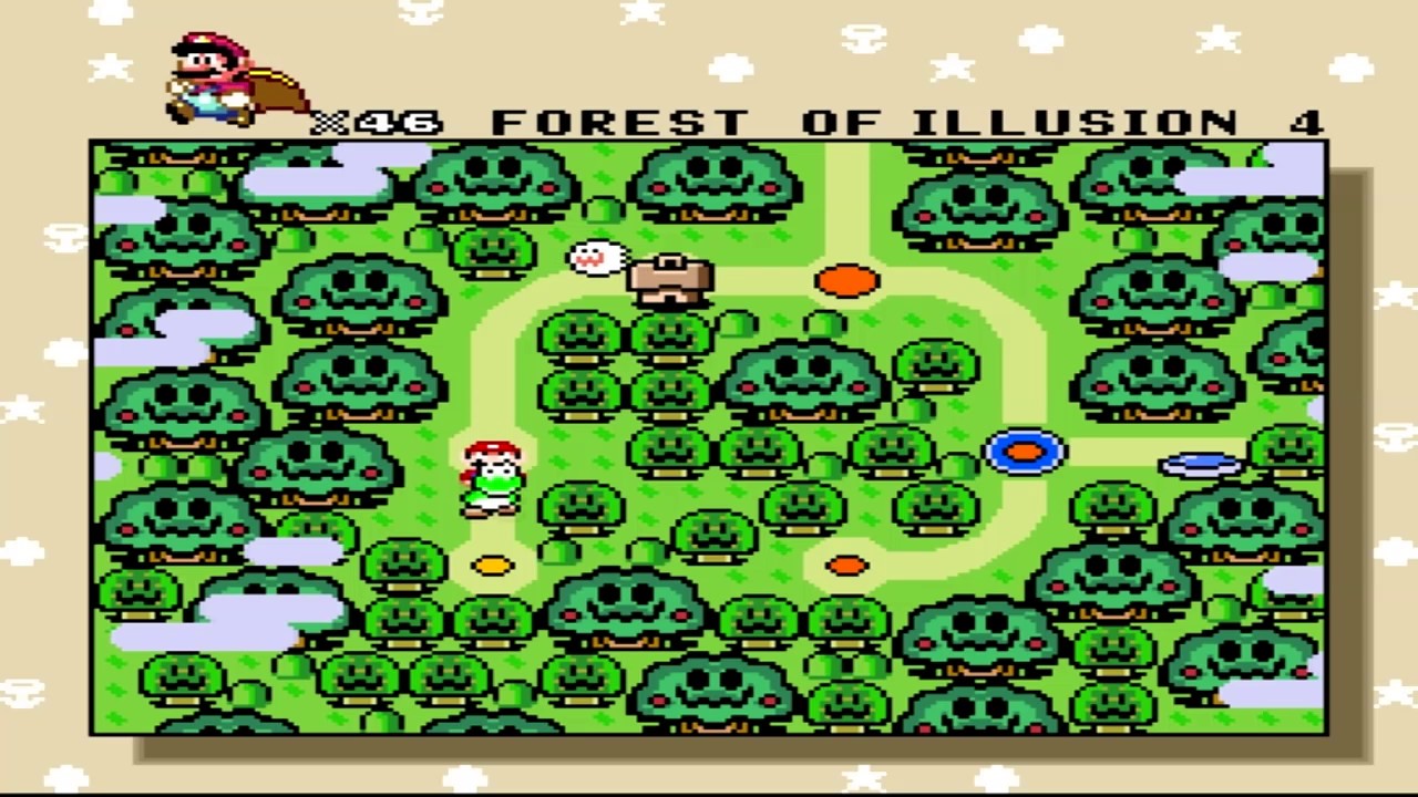 Super mario world forest of illusion 4