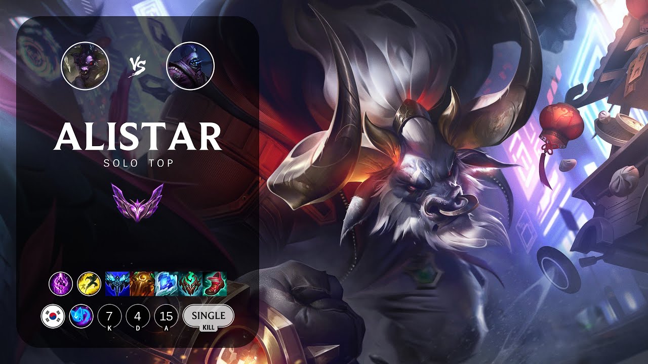 Alistar Top vs Jax - KR Master Patch 13.10 - YouTube