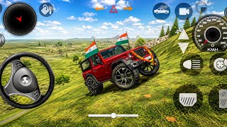 🔥Modified Mahindra Thar 😈 Extreme Hill Climb | Indian Car Driving 3D Gameplay screenshot 4