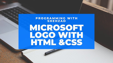 Microsoft Logo with HTML & CSS |  Web Development  |  Hover Effect