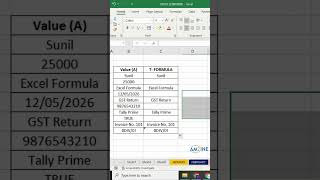 Extract only text using T Function in Excel. #ExcelCourse #ExcelSkills #AdvancedExcel #ExcelFunction