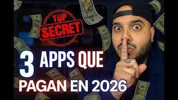 Me están pagando solo por usar estas 3 APPS 😱 (2026)