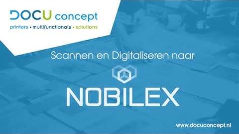 DOCUconcept scan & herken - Nobilex