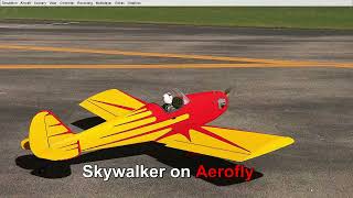 Ikarus Aerofly RC-9 VS Real Flight R/C Sims in side by side comparison of the latest versions, 7-22!