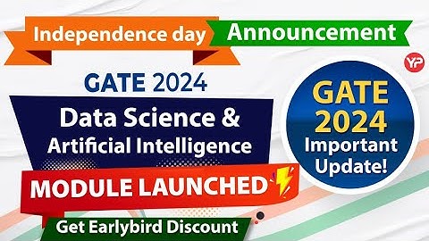 Highly demanded GATE 2024 DS & AI Module launched by YourPedia | GATE DA written exam preparation
