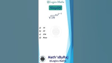 A Nice Exponential and Radical Problem Simplification #shorts #maths #shortsfeed