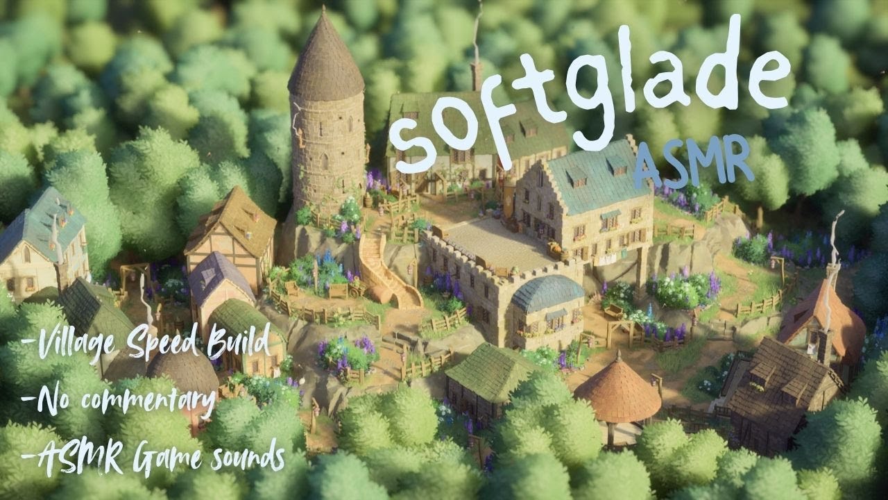 Small Village | Tiny Glade | Speed Build | No Commentary 🌱🌸