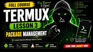 Termux Full Course for Beginners – Lesson 3: Package Management & Installing Tools