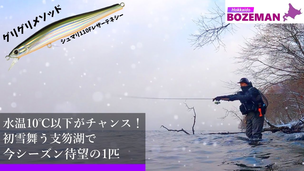 晩秋の荒食いチャンス！支笏湖ブラウンには強めのアクションが効く！？【北海道釣り】【支笏湖釣り】