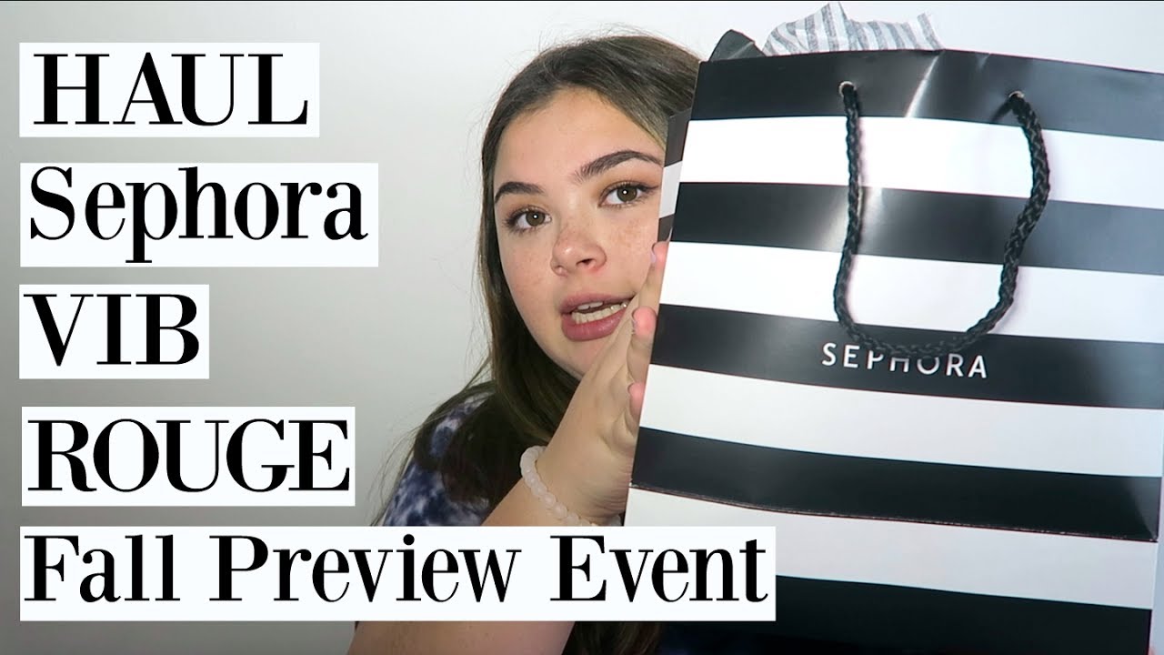 HAUL: Sephora VIB ROUGE Fall Preview Event || Maddycat21