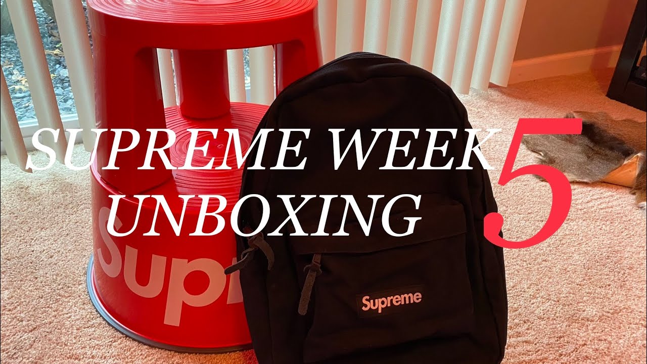 Supreme SS17 backpack Unboxing 