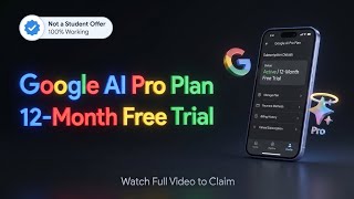 How to get Google Ai Pro Plan 12 Month FREE TRIAL in 2026 ( Latest method, not student offer)