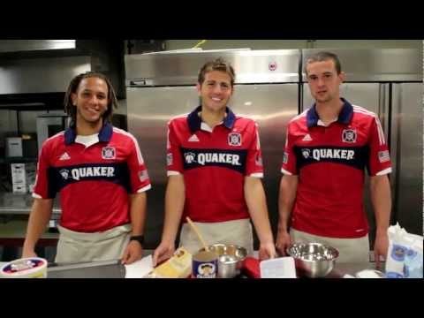 New Quaker Oatmeal Cookies Save Chicago Fire Players From Kitchen Failure