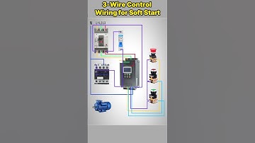 Three-wire Control Wiring for Soft Start #shorts #howto #motor