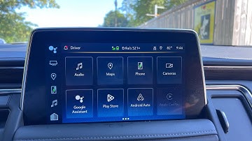 How to adjust the volume on Maps in CarPlay and Android Auto - Chevy Suburban 2023