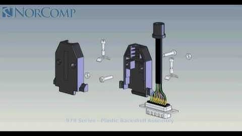 NorComp - 979 Series Plastic Backshell Assembly