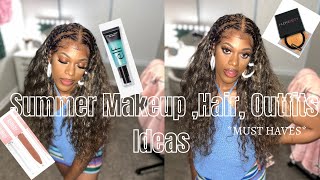 EASY SUMMER Hair, Makeup, \& Outfits | Blush Mark Try On Haul 🤍