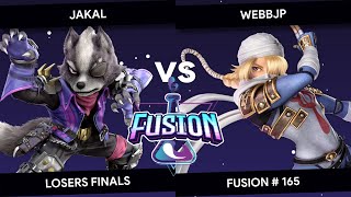 Fusion #165  Jakal (Wolf) vs WebbJP (Sheik)  Losers Final