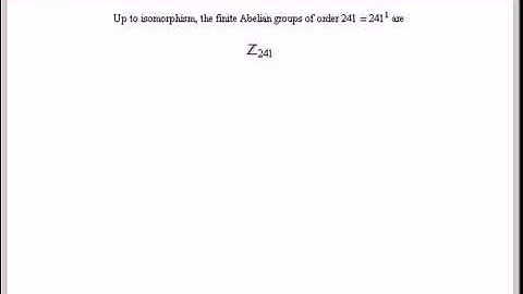 The Fundamental Theorem of Finite Abelian Groups