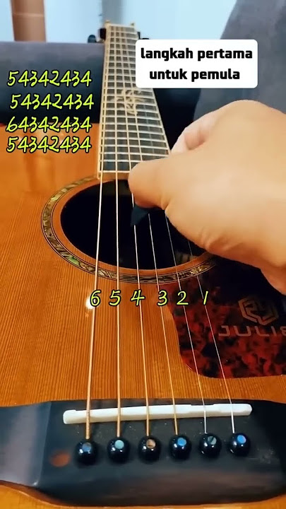 Cara Belajar Petikan Gitar Pemula #shorts #music #gitar#fyp